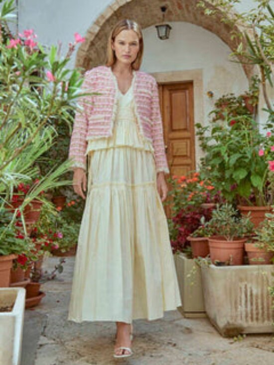 HUNTER BELL Dresses & Skirts - Hunter Bell Butter Yellow - Cooper Skirt & Banks Top